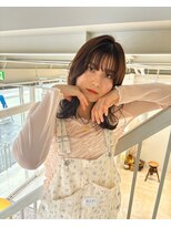 グリーン(green)&nbsp;リナ　柔らかいブラウンカラーで艶つやスタイル