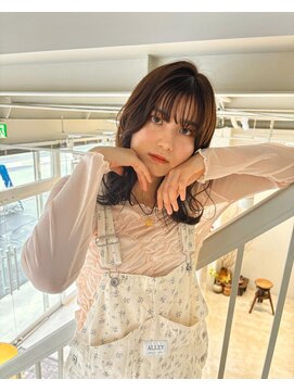 グリーン(green) リナ　柔らかいブラウンカラーで艶つやスタイル