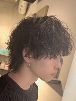波巻きパーマツイストスパイラルパーマメンズマッシュウルフ名駅