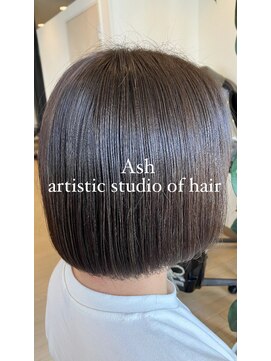 アッシュ アーティスティック スタジオ オブ ヘア(Ash artistic studio of hair) ボブ×イルミナカラー