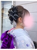 成人式アップスタイル
