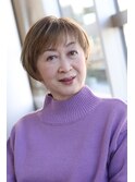 大人アシンメトリーショート