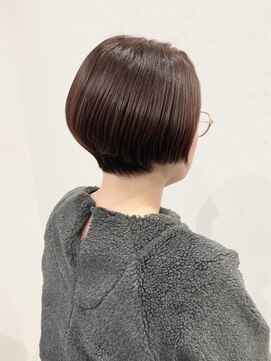 オンカン(onkan) オレンジブラウン/ショートボブ/髪質改善