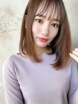 ロンドアリシア 金山(Lond Alexia) 艶髪 髪質改善 ブリーチなしダブルカラー レイヤー 韓国風5307