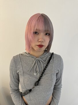 ベンジー 天神店(benji) pink × gray