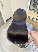 髪質改善とケアカラーで艶々