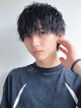 ツーダブル 豊中店(WW..) ツイストスパイラルパーマ波巻きスパイラル刈り上げマッシュ