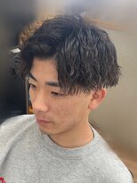 ハニー(HONEY)&nbsp;縦落ちツイスパ/ツイストスパイラルパーマ/岡崎メンズパーマ