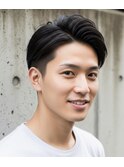 ▼アップバング/メンズカット/ツーブロック/ビジネスマン