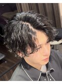 ツイストスパイラルパーマツイストパーマメンズマッシュパーマ
