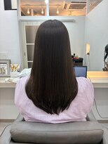 エント エクラート 川越東口店(ento.ECLART)&nbsp;髪質改善ストレート(アッシュベージュ)