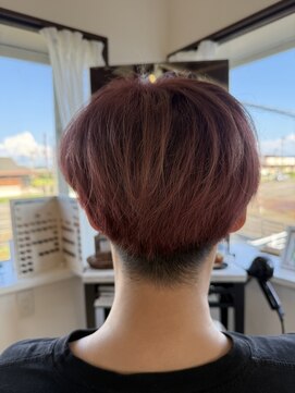 コアフィールフィス(COIFFURE fils) 新規クーポンあり【見附　今町】メンズピンクヘア