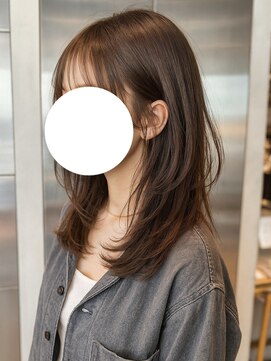 オーガニック リブ 川越(organic+live) 冬グレージュミディ◎暖色ココアブラウン美髪