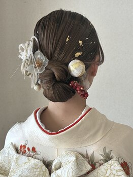 ヘアーズ 住吉店(HAIRZ)の写真/セレモニースタイルは住吉店にお任せ♪イマドキヘアアレンジから定番クラシックスタイルまで幅広く対応◎