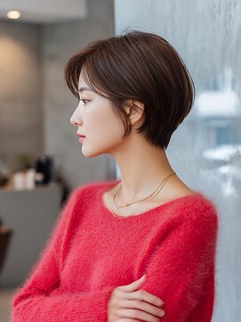 クレビアテン(CreBiA ten_) 艶髪/透明感/レイヤーカット/顔まわりカット/ショート