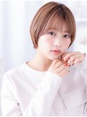 ブリーチなしモカブラウン小顔コンパクトショートh4越谷30代40代