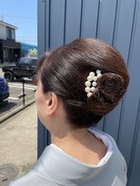 キューティ 福久店(CUTiE)&nbsp;夜会巻き風アレンジ