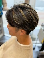 アンサ 長岡天神店(ANSA) 立体感ハイライトカラー/フェザーカット