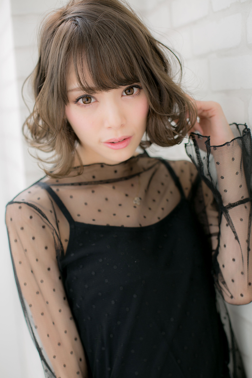 『ROMA』女性らしい美シルエット♪無造作ウェーブ小顔ボブ