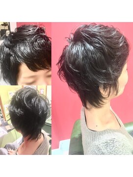 ディーリンク 南橋本店(HAIR MAKE DLINK) ショートウルフ