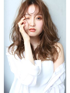 ロゼ 京橋(Rose) 【ROSE/京橋】艶ベージュ/セミロング/ ina1