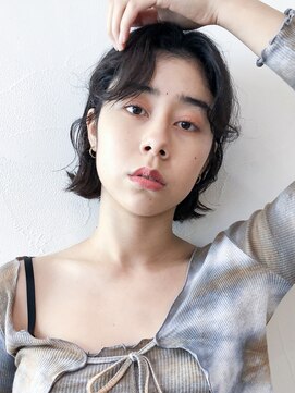 アイティー バイ アルバム 浦和店(IT by ALBUM) 韓国風外ハネミニボブ_クールショートピンクベージュ_28005