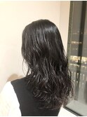 低温デジタルパーマで作る立体ウェーブヘア