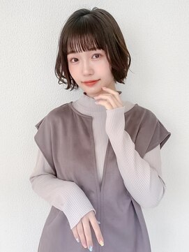 オーブ ヘアー サフィール 春日部店(AUBE HAIR saphir) 20代・30代_あごラインミニボブ