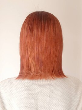 ノッシュ 七隈店(Hair Spa Nosh) 切りっぱなし/オレンジ/CAREPRO/