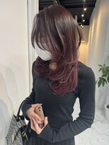 アフター(after) 10代.20代.30代ワンホン/ザクザクレイヤー/レッド