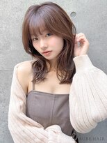 オーブ ヘアー カラ 今福鶴見店(AUBE HAIR cara) 20代・30代_くびれセミロング
