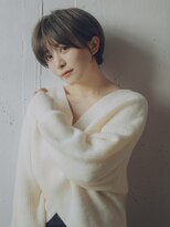 センスヘア(SENSE Hair)&nbsp;マッシュショート/ショートボブ/小顔カット/グレージュアッシュ