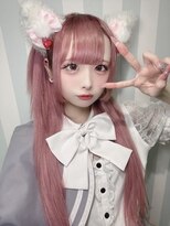 オズ 梅田店(OZ)&nbsp;ピンクベージュ/バージンレミーエクステ60/エクステごとカラー