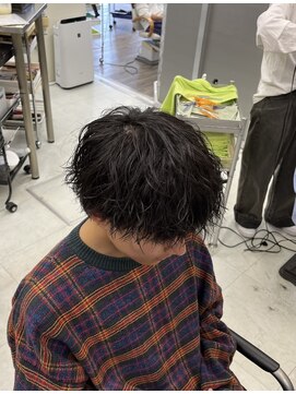 シンプル(Simple) 縦落ちゆるウルフ