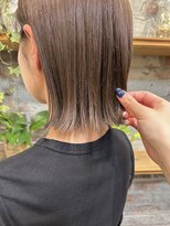 ゴーシェン 津田沼本店(Goshen)&nbsp;ベージュカラー×外ハネボブ