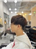 MEN'S HAIRカルマパーママッシュパーマアッシュブラック