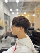 メンズカット バイ ソイクフ(メンズカット by SOY-KUFU) MEN'S HAIRカルマパーママッシュパーマアッシュブラック