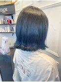 【外はねボブ×ブルーブラック】