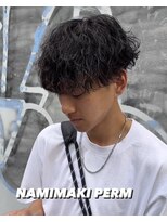 ビカム 名駅(become)&nbsp;【爽やかショート波巻きマッシュ】メンズパーマ刈り上げ名古屋