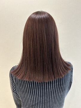 ユーナゴヤ(u nagoya) ピンクベージュ×切りっぱなし