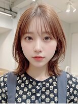 顔まわりレイヤーボブ