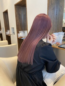 ラウブロッサム 大宮西口店(Lau Blossom) 【髪質改善カラー】ピンクカラー+ケアブリーチ+ダブルカラー