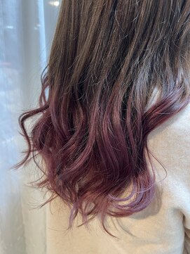 フィゼル 福島店(fizelle) グラデーションピンク♪