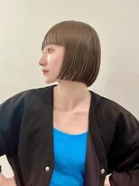 ルル 表参道(lulu.) 黒髪/ボブウルフ/ネビージュ/小顔/ワンレン