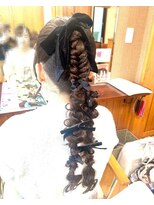 エクステンション クーチャー(Extention Cu'cha)&nbsp;ポニーテール　ツインアレンジ