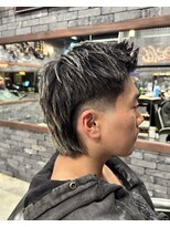 スリーセント 栄(3/cent)&nbsp;マレットヘア/海外風/海外風ヘア/ウルフ/バーストフェード