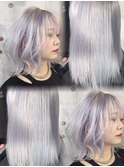 ホワイトカラー/心斎橋/ダブルカラー/ブリーチ