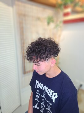 レットイット Letit メンズパーマ