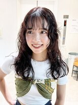 アイティーバイアルバム 松戸店(IT by ALBUM)&nbsp;ロングデジタルパーマオリーブベージュグレージュ_ba528453