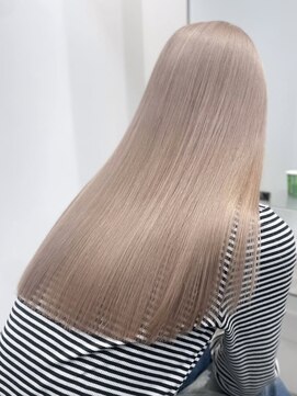 サンクマーケット 渋谷(cinq MARKET) 渋谷ミルクティーベージュハイトーンカラーヘーゼルベージュ30代